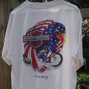 Vintage whire Harley Davidson Tee Shirt